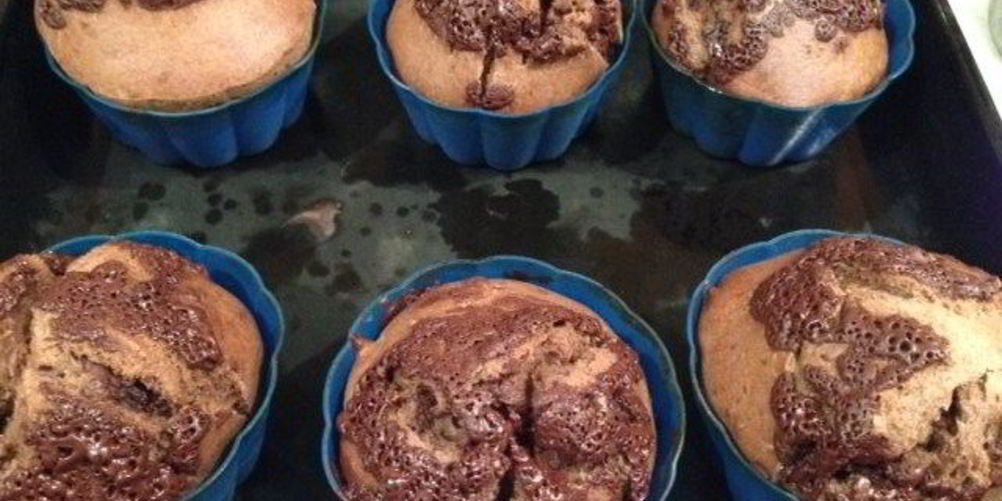 Рецепт ржаные маффины с шоколадом