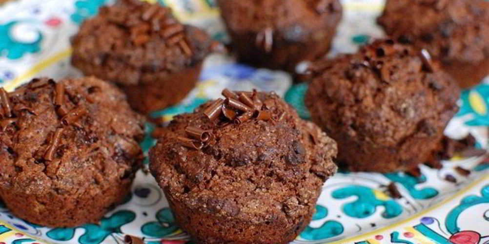 Рецепт шоколадные маффины с черешней