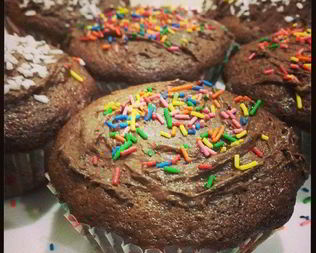 Шоколадные маффины с шоколадом