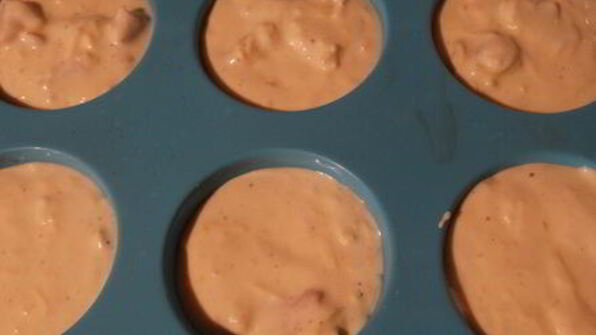 сырные маффины с курочкой