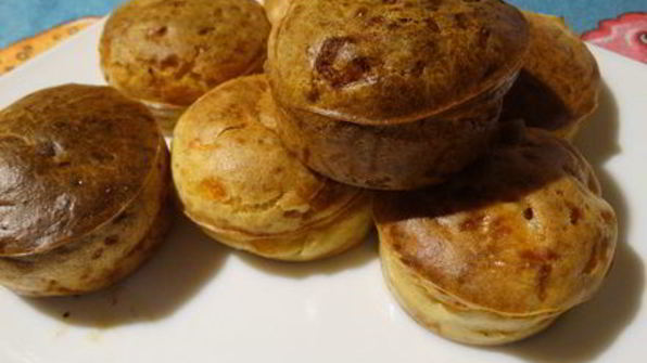 сырные маффины с курочкой