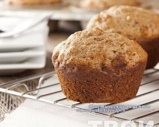 Цельнозерновые маффины с морковью и отрубями