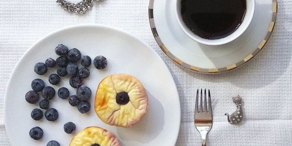 Рецепт творожные маффины с голубикой