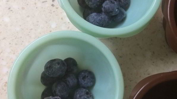 творожные маффины с голубикой