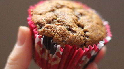 Тыквенные маффины с карамелью