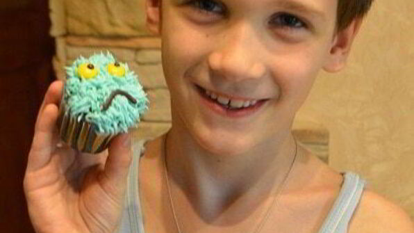 тыквенные маффины с кремом монстрики