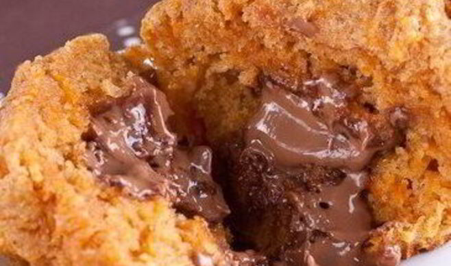 Тыквенные маффины с шоколадом