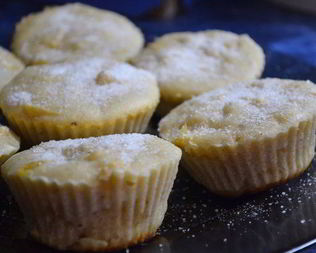 Яблочно-банановые маффины