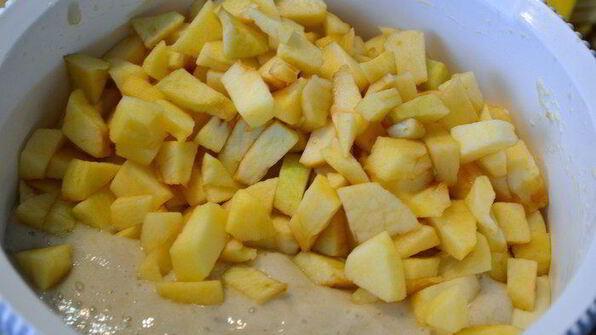 яблочно-банановые маффины