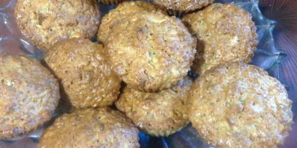 Рецепт яблочные маффины с орехами