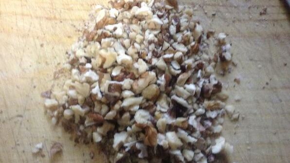 яблочные маффины с орехами