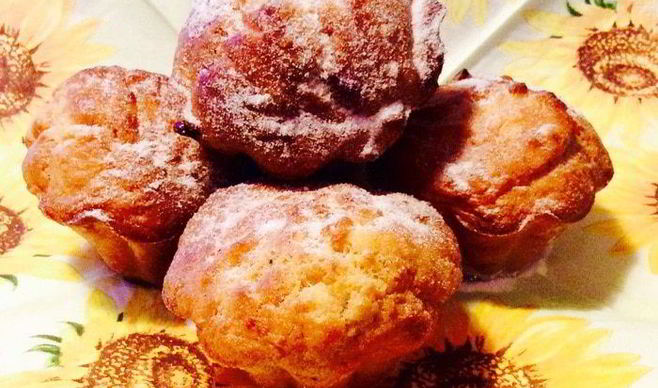 Яблочные маффины со сгущенным молоком