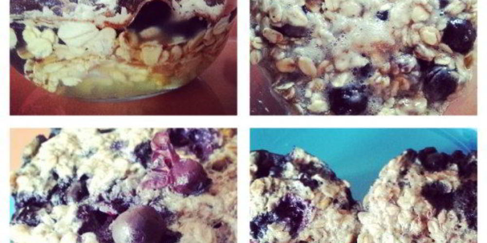 Рецепт ягодные маффины из овсяных хлопьев