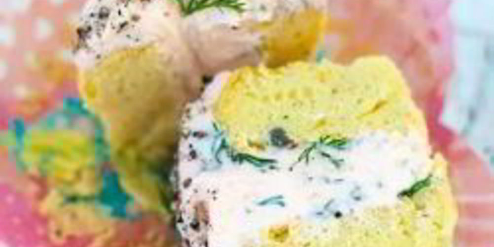 Рецепт закусочные маффины с муссом из копченого лосося