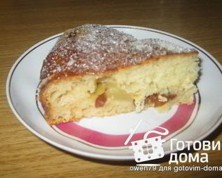 Манник с яблоками