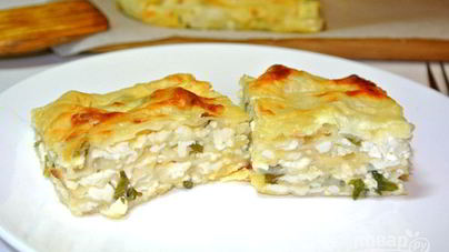 Несладкая выпечка с творогом