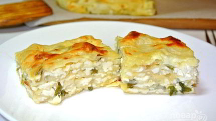 Несладкая выпечка с творогом