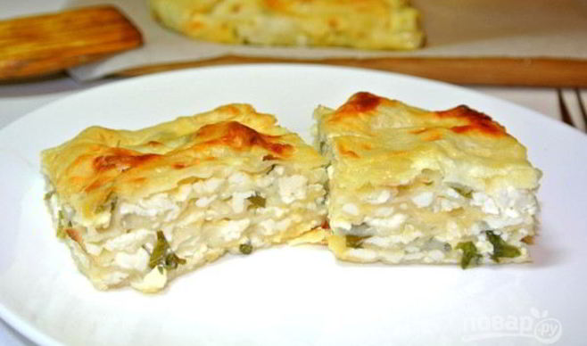 Несладкая выпечка с творогом