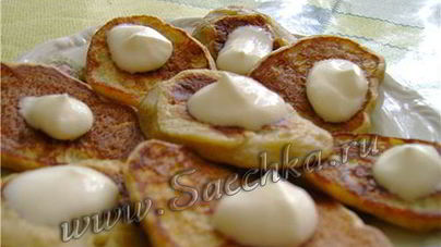 Банановые оладьи