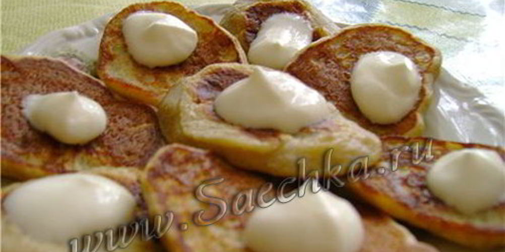 Рецепт банановые оладьи