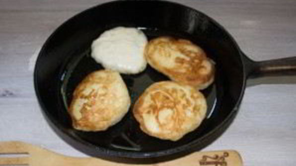 дрожжевые оладьи постные