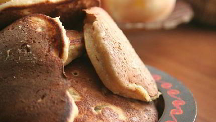 Гречнево-банановые оладьи