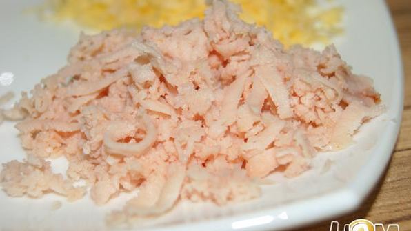 гречневые оладушки с ветчиной и сыром