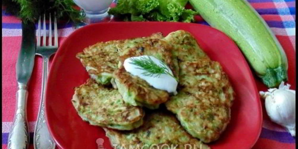 Рецепт кабачковые оладьи с мясом и грибами