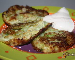 Кабачковые оладьи с рисом