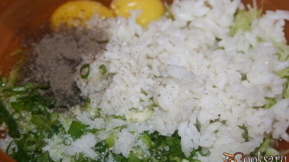 кабачковые оладьи с рисом