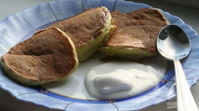 Кабачковые оладьи сладкие