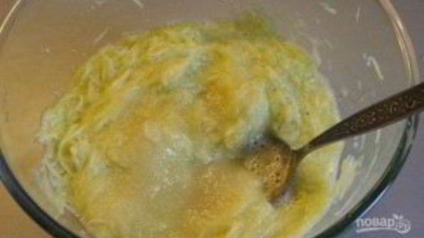 кабачковые оладьи сладкие