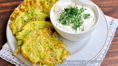 Капустные оладьи