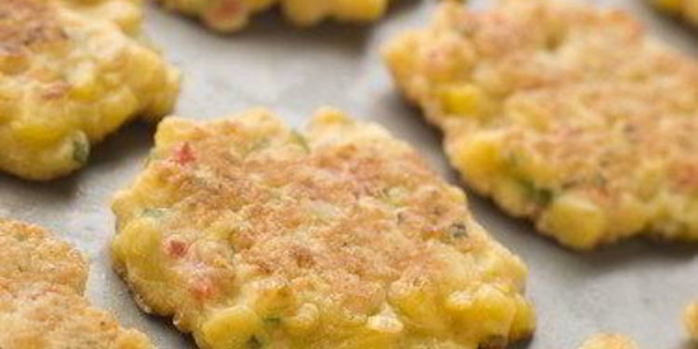 Рецепт хрустящие рисовые оладьи с пикантным творожным кремом