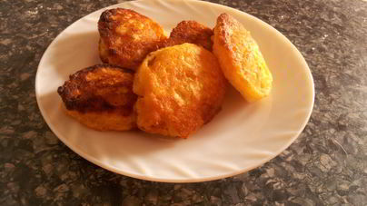 Морковно-кокосовые оладьи