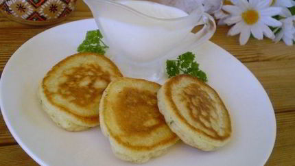 Оладушки без дрожжей