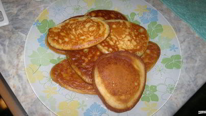 Оладушки из ряженки