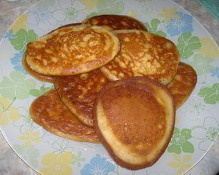 Оладушки из ряженки