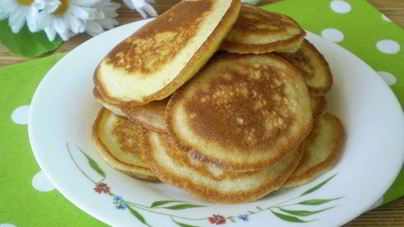 Оладушки на кефире