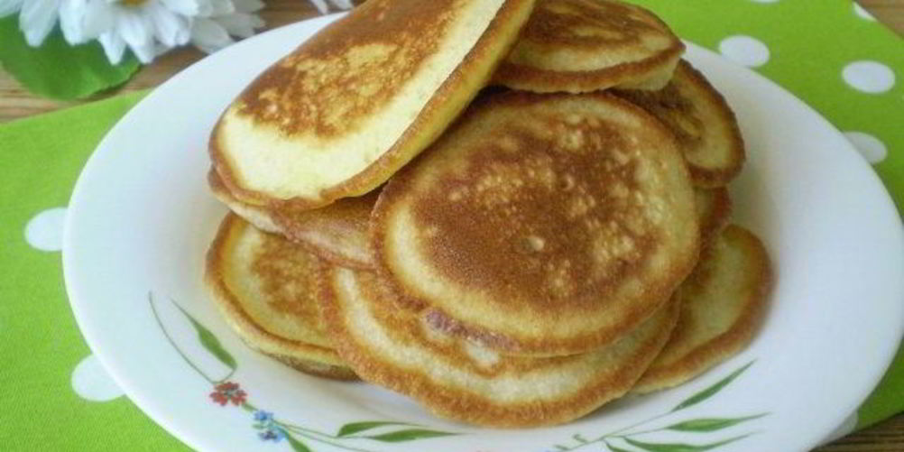 Рецепт оладушки на кефире