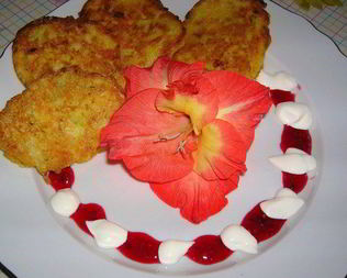 Оладушки с яблоками, кабачками и тыквой