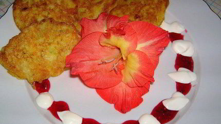 Оладушки с яблоками, кабачками и тыквой