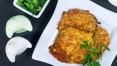 Оладьи диетические из кабачков