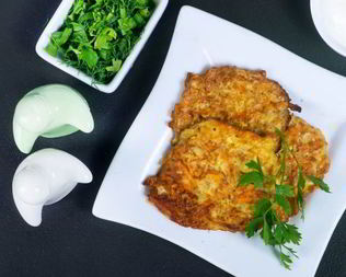 Оладьи диетические из кабачков