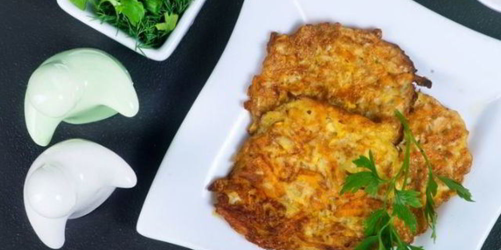 Рецепт оладьи диетические из кабачков