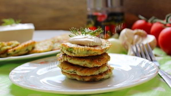 оладьи из кабачка и цветной капусты