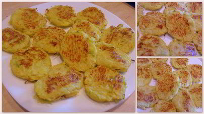 Оладьи из кабачков, запеченные в духовке