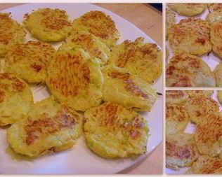 Оладьи из кабачков, запеченные в духовке