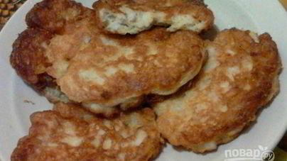 Оладьи из куриного филе