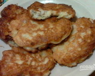 Оладьи из куриного филе